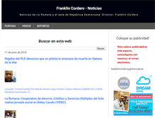 Tablet Screenshot of franklincordero.com